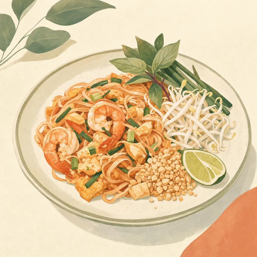 Illustration of Pad Thai